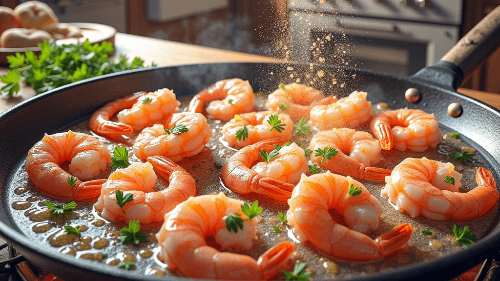 Savory Garlic Butter Shrimp Pasta